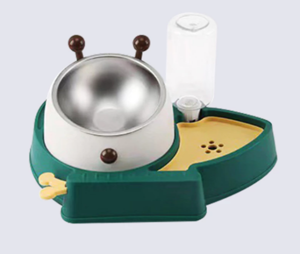 Little Bee Pet Bowl ชามให้อาหารและน้ำอัตโนมัติ - Image 3