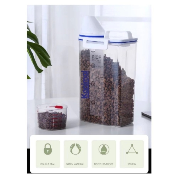 Kanimal Pet Food Container ถังเก็บอาหารเม็ดพร้อมถ้วยตวง - Image 3