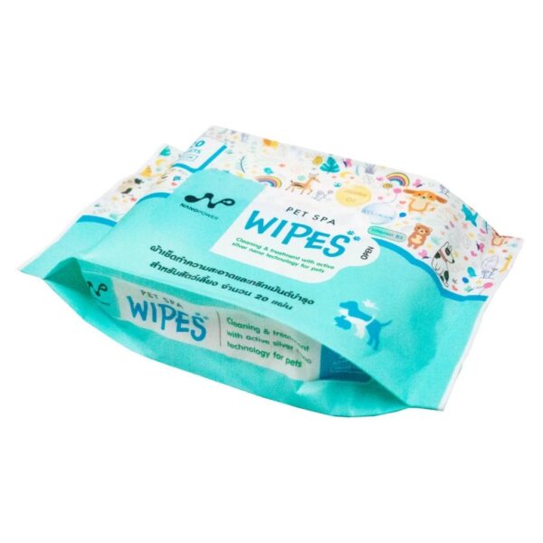 Nano Power Pet Spa Wipes ผ้าเปียกเช็ดทำความสะอาด